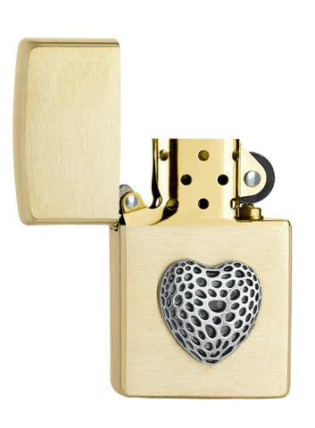 Zippo Cœur Brass