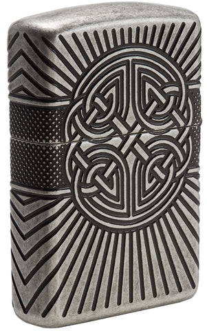 Zippo Celtic Cross Antique Silver