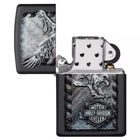 Zippo Harley-Davidson Black Iron Eagle