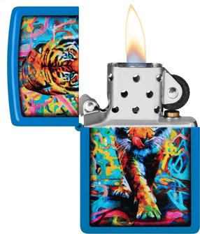 Zippo Blue Tiger