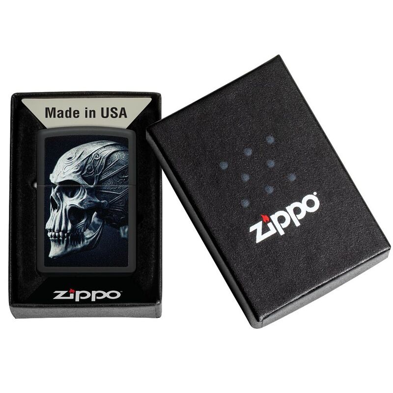 Zippo Cyberpunk Totenkopf