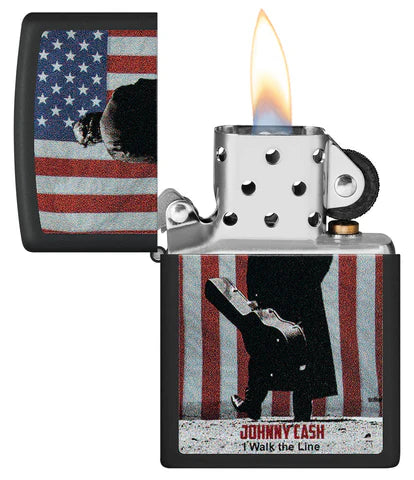 Zippo Johnny Cash - Marche sur la ligne